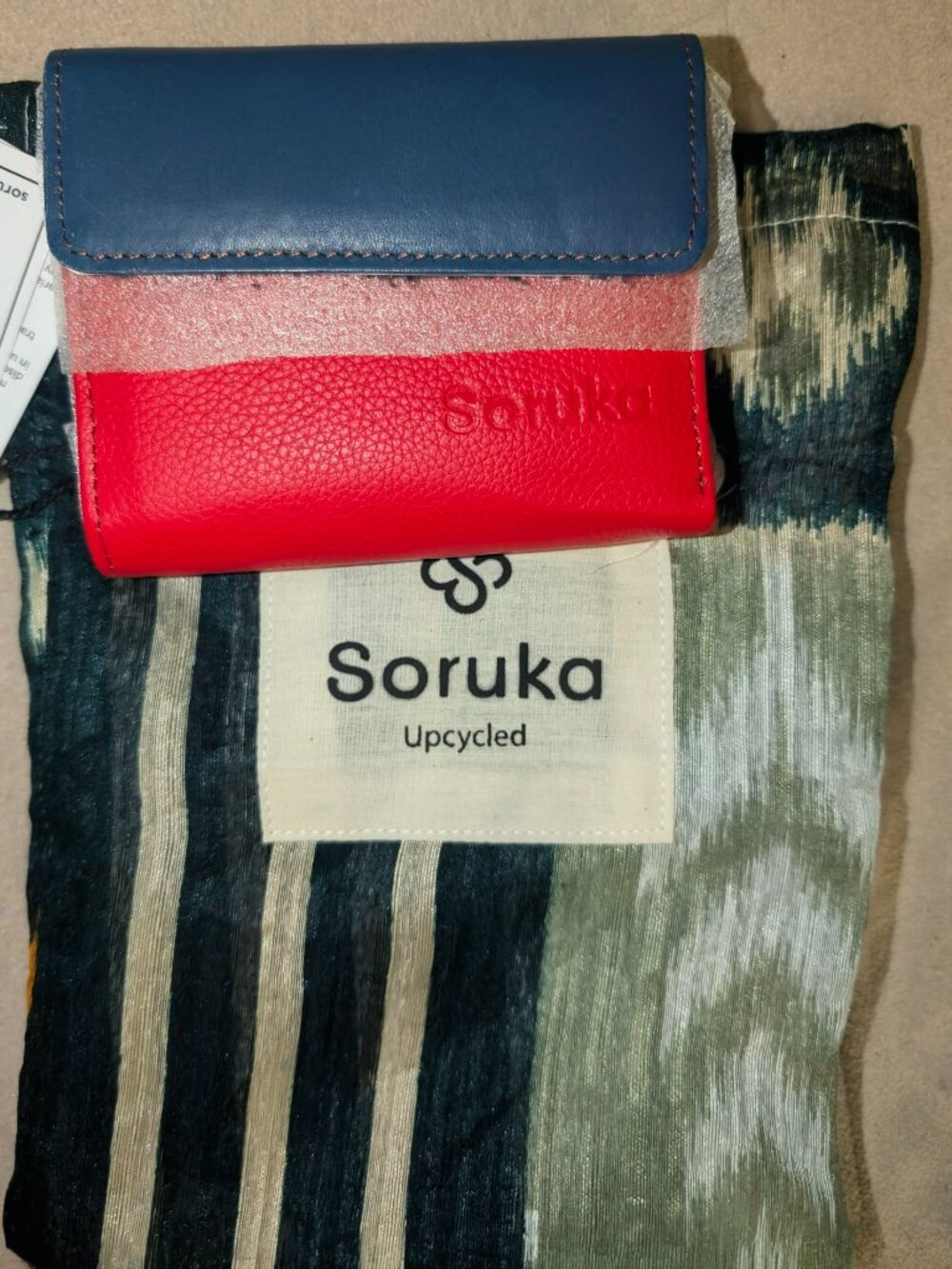 Bundle of 3 Mystery Soruka Handbags clutches and wallets